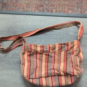 Striped Multicolor Shoulder Bag